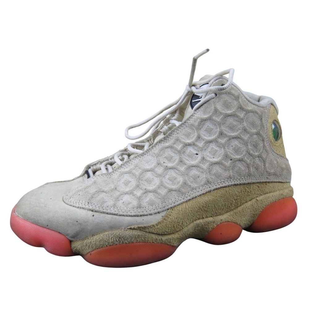 Air Jordan 13 Retro Chinese New Year Men's 10 Pale Ivory Gold Pink Sneaker